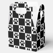 Ballotins Empreintes noires À damiers (Ouvert)