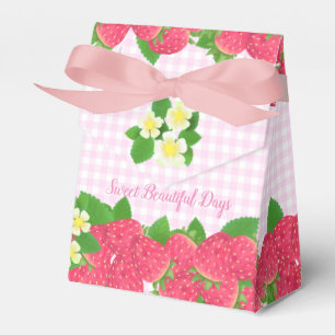 Ballotins En vichy rose fraise