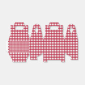 Ballotins En vichy rouge et blanc (Déplié)