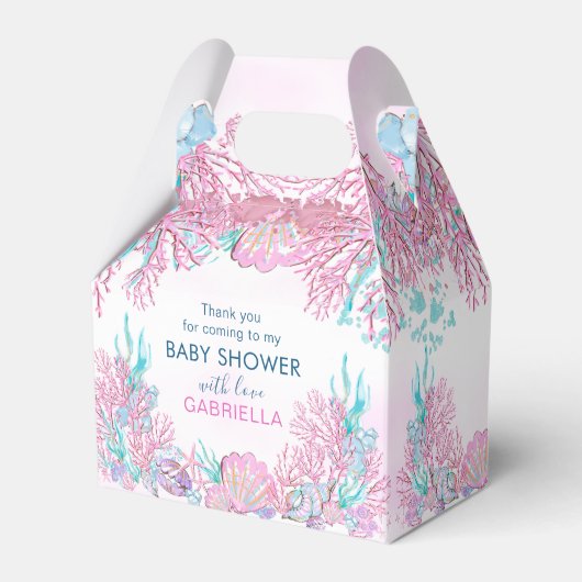 Ballotins Enchanter le Merci du Baby shower sous-marin (Verso)