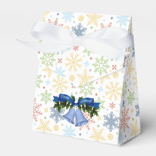 Ballotins Enchanting Christmas Tent Favor Box (Verso)