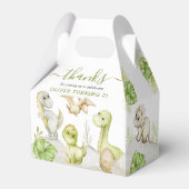Ballotins Enfants Aquarelle Dinosaur fête d'anniversaire (Verso)