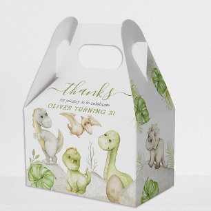 Ballotins Enfants Aquarelle Dinosaur fête d'anniversaire