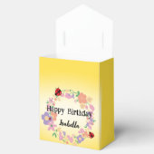 Ballotins Enfants Cute Polka dot Ladybug Spring Flower Anniv (Ouvert)