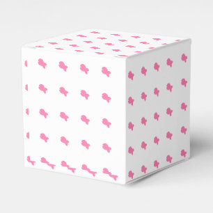 Ballotins Enfants de poisson rose Baby Shower Blanc