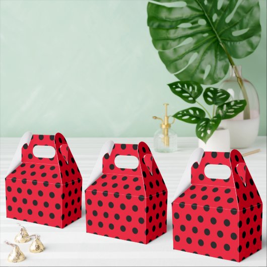 Ballotins Enfants mignons Red Ladybug Polka dot party Motif (Multiple)