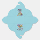 Ballotins Enfants personnalisés Dinosaure Anniversaire (Déplié)