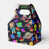 Ballotins Enfants Rétro astronautes et robots Personnalisé (Arrière)