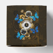 Ballotins Engrenages à vapeur et papillons bleus (Haut)