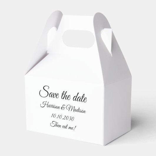 Ballotins Enregistrer le faire-part de mariage de script per (Verso)
