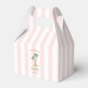 Ballotins Enterrement de vie de jeune fille Rose Rayure Palm