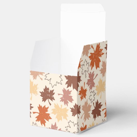 Ballotins Érable d'automne feuille brun (Ouvert)