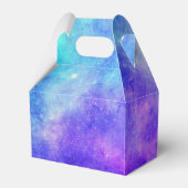 Ballotins Espace Galaxie Violet et Bleu Anniversaire Abstrai (Arrière)