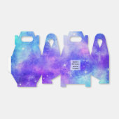 Ballotins Espace Galaxie Violet et Bleu Anniversaire Abstrai (Déplié)