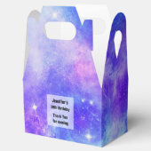 Ballotins Espace Galaxie Violet et Bleu Anniversaire Abstrai (Ouvert)