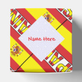 Ballotins Espagne Drapeau espagnol Carrelage Rouge Personnal (Haut)