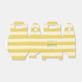 Ballotins Été jaune et vert pour une future mariée (Déplié)