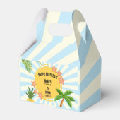 Ballotins Été Soleil Thème Double Anniversaire Célébration (Verso)