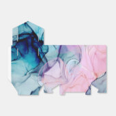 Ballotins Éthérée Turquoise rose Élégant Enky Mariage modern (Déplié)