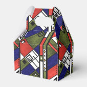 Ballotins Ethno africain sans couture traditionnelle motif (Arrière)