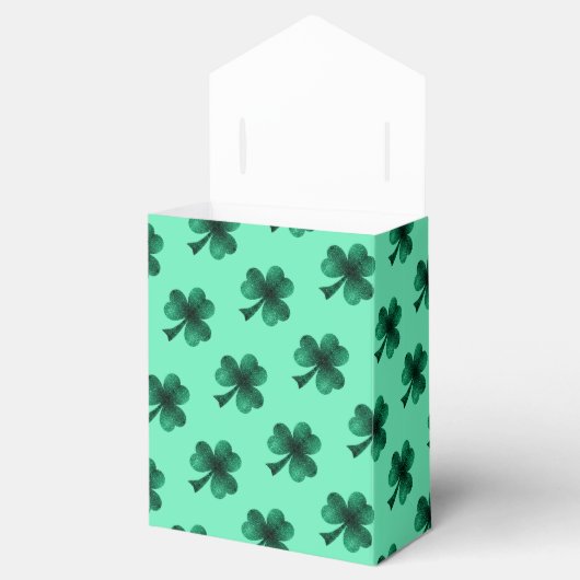 Ballotins Étincelles vertes Shamrock Saint Patrick' Day Mono (Ouvert)