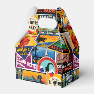 Ballotins Étiquettes Vintage voyage