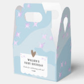 Ballotins Étoile Bleue Clair Et Anniversaire Du Coeur (Ouvert)