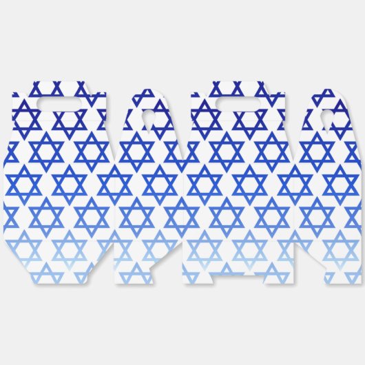 Ballotins Étoile bleue de David Happy Hanoukka Ballotin (Déplié)
