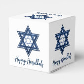 Ballotins Étoile de David | Classic Blue Modern Happy Hanouk (Arrière)