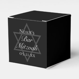 Ballotins Étoile de David Petite Bar Mitzvah Noire Formel