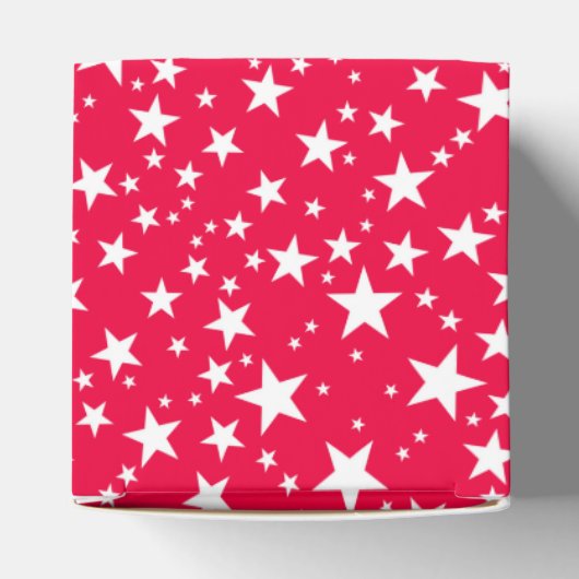 Ballotins Étoiles blanches personnalisées Noël Élégant Modèl (Haut)