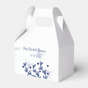 Ballotins Étoiles bleues feuilles royale luxe Baby Shower