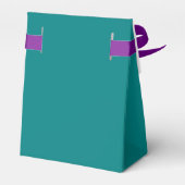 Ballotins Étoiles de neige - Blanc, Violet, Turquoise - Favo (Arrière)