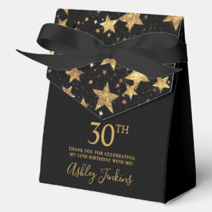 Ballotins Étoiles dorées pour les 30 ans, Merci