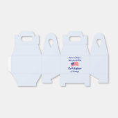 Ballotins Étoiles et rayures 1er anniversaire (Déplié)