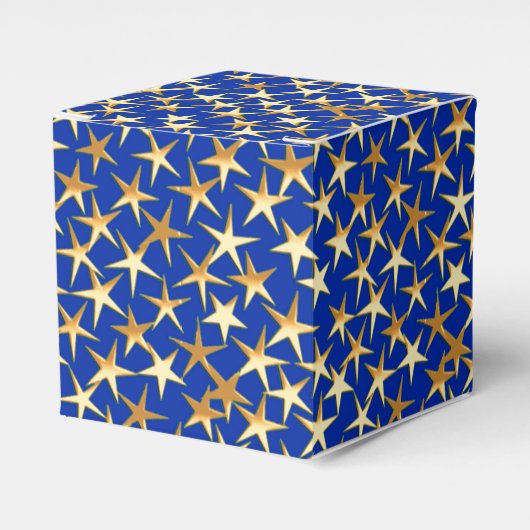 Ballotins étoiles or sur bleu cobalt (Verso)