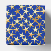 Ballotins étoiles or sur bleu cobalt (Haut)