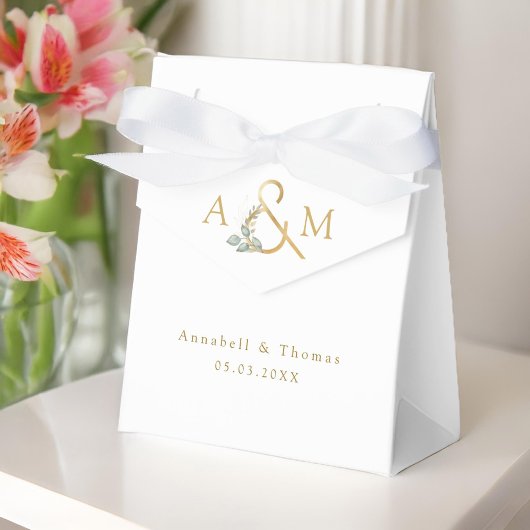 Ballotins Eucalyptus Ampersand Mariage Box Geschenkschachtel