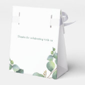 Ballotins Eucalyptus Aquarelle Fête des mariées botanique (Arrière)