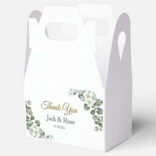 Ballotins Eucalyptus aquarelle Rustic Greenery Mariage (Ouvert)