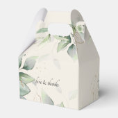 Ballotins Eucalyptus, Beige, Verdure, Boîte Mariage (Arrière)