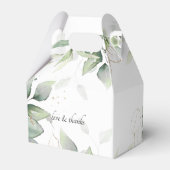 Ballotins Eucalyptus, Blanc, Verdure, Mariage (Arrière)