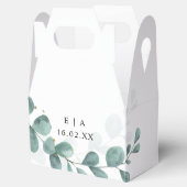 Ballotins Eucalyptus Mariage de verdure Bonbonniere Gable (Ouvert)