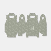 Ballotins Eucalyptus Motif Green ID901 (Déplié)