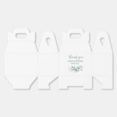 Ballotins Eucalyptus Sage Vert Blanc Botanique Mariage (Déplié)