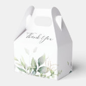 Ballotins Eucalyptus Verdure Aquarelle Mariage élégant (Arrière)