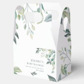 Ballotins Eucalyptus Verdure Baby shower moderne (Ouvert)