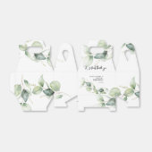 Ballotins Eucalyptus Verdure Doux Merci Baby Shower de Maria (Déplié)