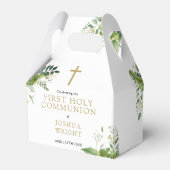 Ballotins Eucalyptus Verdure Première Communion Sainte (Verso)