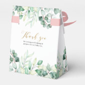 Ballotins Eucalyptus vert Un Baby shower de Merci doux (Arrière)